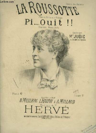 LA ROUSSOTTE - N9 : PI OUIT - CHANSON NATURALISTE POUR PIANO ET CHANT AVEC PAROLES.
