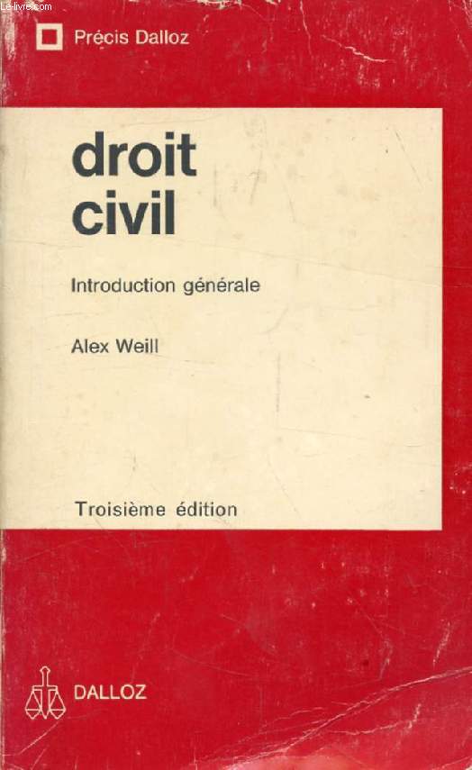 DROIT CIVIL, INTRODUCTION GENERALE