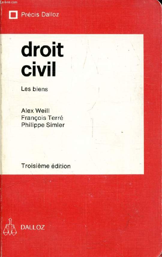 DROIT CIVIL, LES BIENS