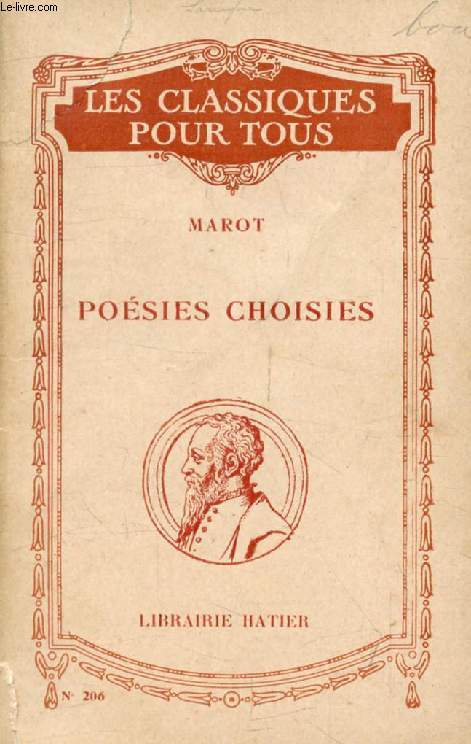 POESIES CHOISIES (Les Classiques Pour Tous)