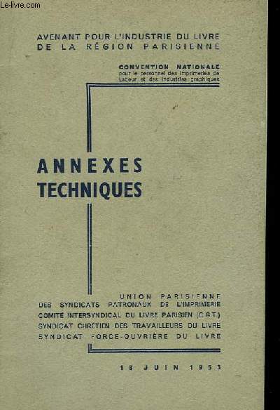 Annexes Techniques