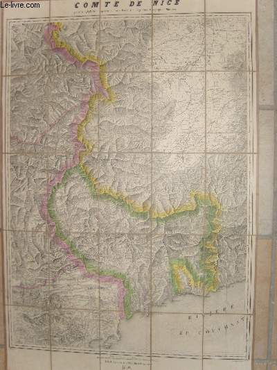 Carte du Comt de Nice.