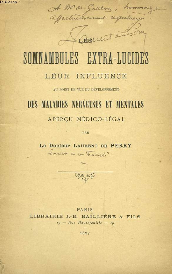 Les Somnambules extra-lucides.
