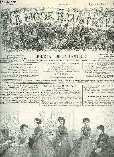 La Mode Illustre. Journal de la Famille. Livraison N19 - 9me anne.