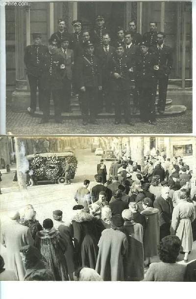 Lot de 4 photographies anciennes originales, des Obsques du soldat T... tu en Algrie.