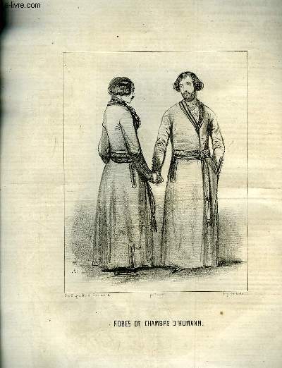 Le Charivari N58 - 9me anne. Robes de Chambre d'Humann.