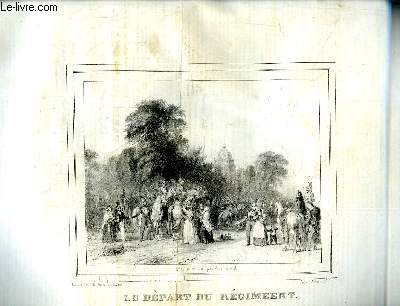 Le Charivari N75 - 9me anne. Le Dpart du Rgiment, par A. Provost.