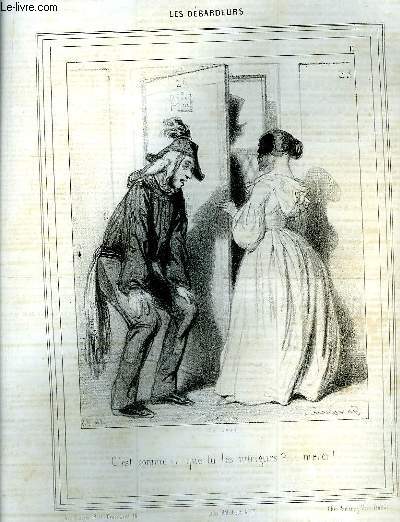 Le Charivari N127 - 9me anne. Les Dbardeurs N11, par Gavarni.