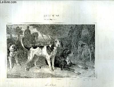 Le Charivari N130 - 9me anne. Salon de 1840 - La Meute, par M. Godefroy Jadin.