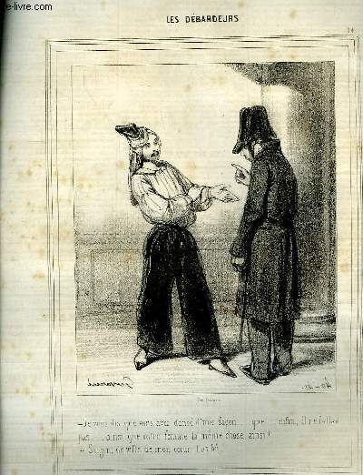 Le Charivari N136 - 9me anne. Les Dbardeurs N14, par Gavarni.