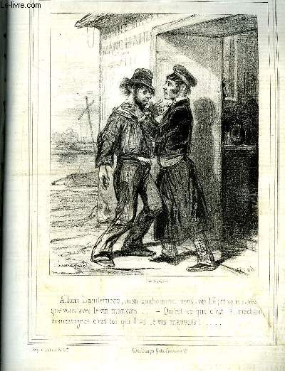Le Charivari N158 - 9me anne. Les Dbardeurs N17, par Gavarni.