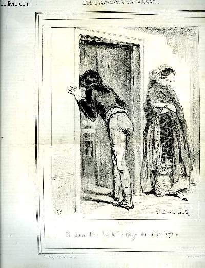 Le Charivari N164 - 9me anne. Les Etudians de Paris n??, par Gavarni (