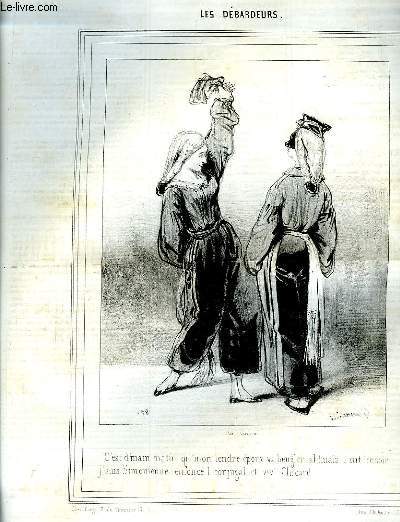Le Charivari N214 - 9me anne. Les Dbardeurs N25, par Gavarni.