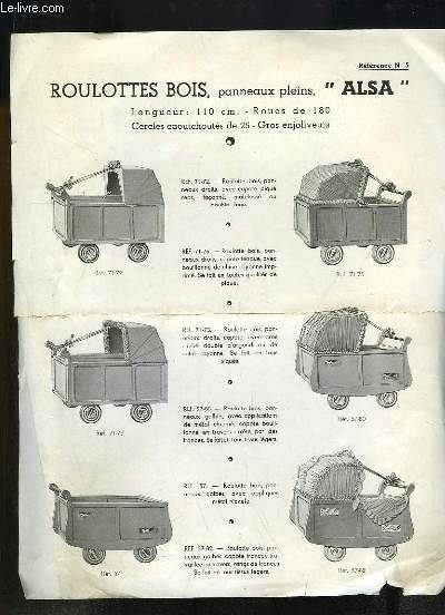 Prospectus publicitaire des roulottes bois et roulottes fantaisie  