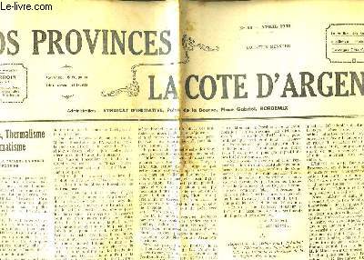 Nos Provinces - La Cte d'Argent N36