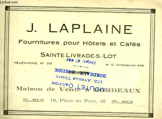 Brochure publicitaire 