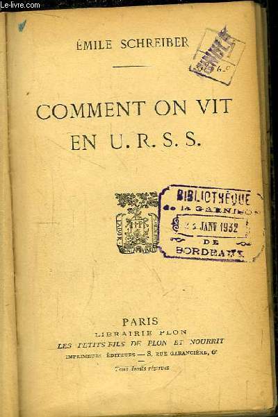 Comment on vit en URSS