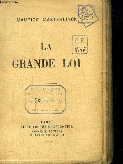 La Grande Loi.