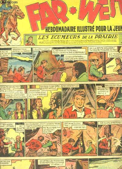 Les Contes du Far-West N5; 3e anne : Les Ecumeurs de la Prairie ( suivre) - La Prairie en flammes ( suivre) - La belle du Texas ( suivre) - Les tranges aventures de Mister X ( suivre) - Le Capitaine Franck ( suivre) - L'le au Trsor ( suivre) ..