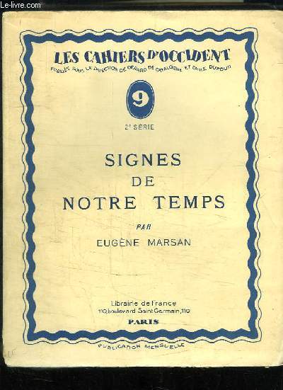 Signes de notre temps.