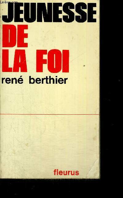 JEUNESSE DE LA FOI