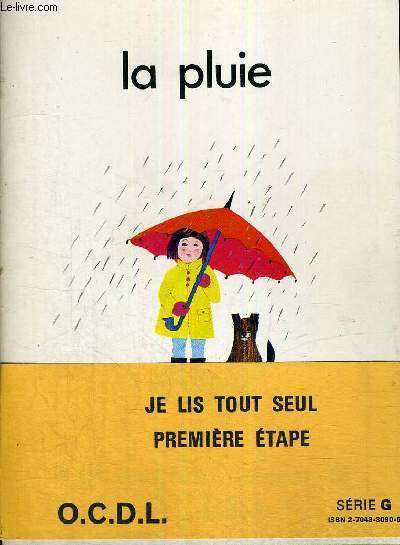 LA PLUIE -  1ERE ETAPE - G3
