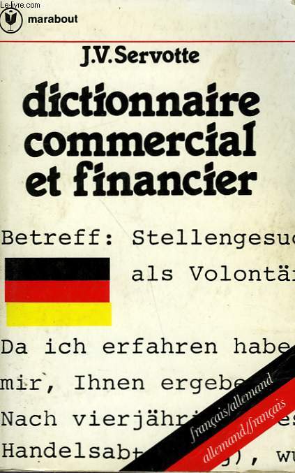 DICTIONNAIRE COMMERCIAL ET FINANCIER
