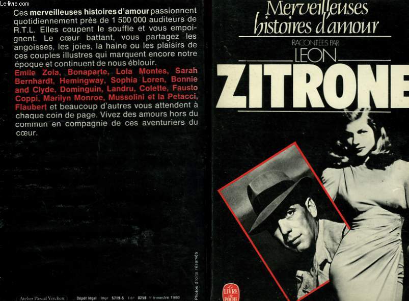 MERVEILLEUSES HISTOIRES D'AMOUR RACONTES PAR
