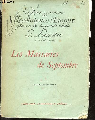 Les Massacres de septembre
