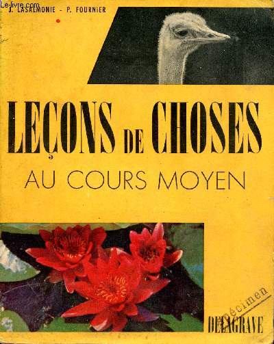 Leons de choses au cours moyen