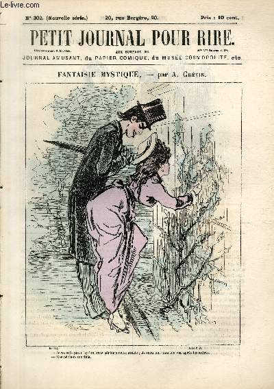 Petit journal pour rire, N302 nouvelle srie, Fantaisie mystique par Grvin.