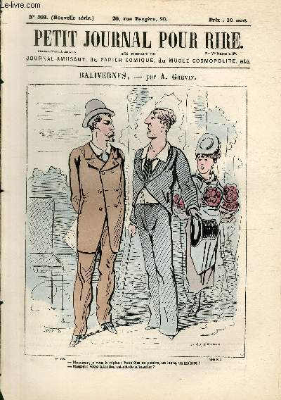 Petit journal pour rire N309 nouvelle srie, Balivernes par Grvin.