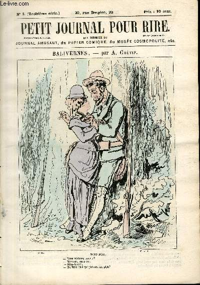 Petit journal pour rire N3 de la 3 srie, Balivernes par Grvin.