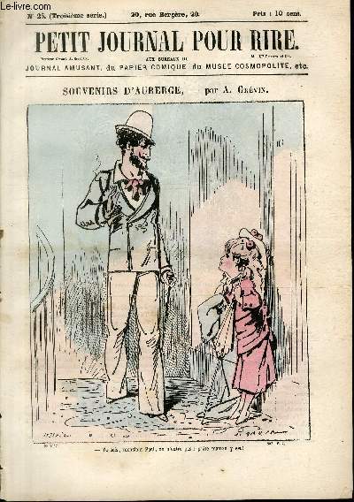 Petit journal pour rire N25 de la 3 srie, Souvenirs d'auberge par Grvin.