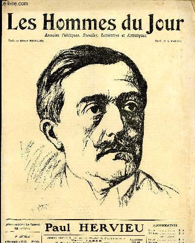 LES HOMMES DU JOUR N 251.  PAUL HERVIEU.