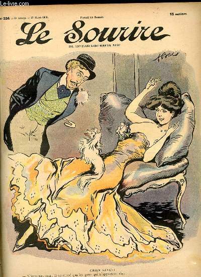 LE SOURIRE N334 - HUITIEME ANNEE. CHIEN SAVANT.