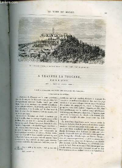 LE TOUR DU MONDE, NOUVEAU JOURNAL DES VOYAGES - A TRAVERS LA TOSCANE, PAR E.MUNTZ, SUITE.
