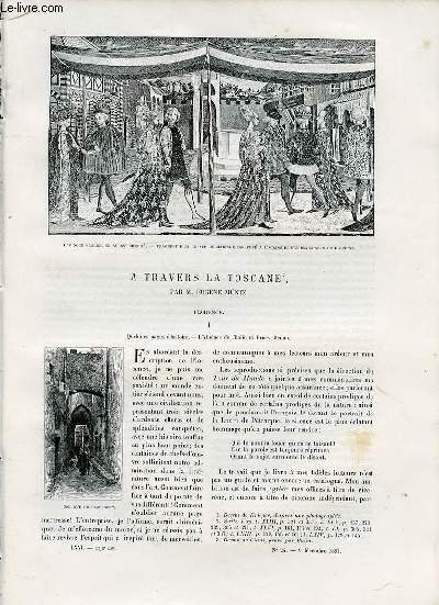 LE TOUR DU MONDE, NOUVEAU JOURNAL DES VOYAGES - A TRAVERS LA TOSCANE, PAR E.MUNTZ, SUITE - FLORENCE.