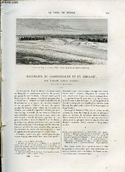 LE TOUR DU MONDE, NOUVEAU JOURNAL DES VOYAGES - EXCURSION AU SAMOURZAKAN ET EN ABKASIE (SUITE ET FIN), PAR MADAME CARLA SERENA.