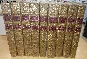 OEUVRES DE MOLIERE EN 9 TOMES NUMEROTES DE 1 A 9 (COMPLET) - EDITION POUR LE TRICENTENAIRE DE LA MORT DE MOLIERE.