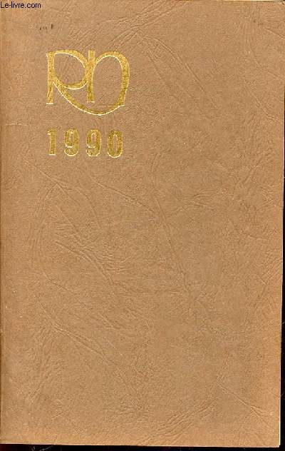 ANNUAIRE 1990 - ASSOCIATION DES ANCIENS ELEVES DE L'ECOLE DES ROCHES ET DU COLLEGE DE NORMANDIE.